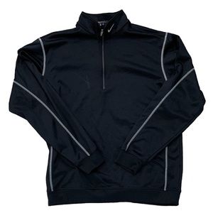 Black Nike Golf Therma-Fit Quarter Zip